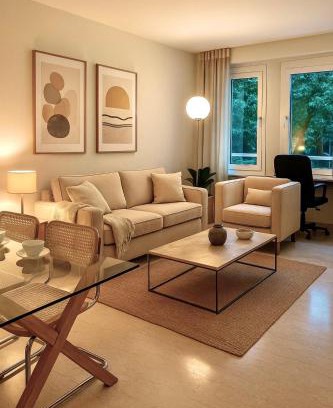 Nommern Apartment | Scandi Design 1BD Apartment - Workspace Parking