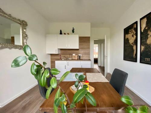 Mechernich Apartment | Schöne 1-Zimmer Wohnung mit Boxspringbett & Küche