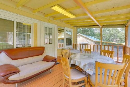 Mongaup Valley House | Screened Porch and Fire Pit Cabin Near Bethel Woods