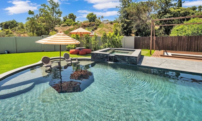 San Carlos House | SD Family Getaway Pool Spa near Lake and Trails