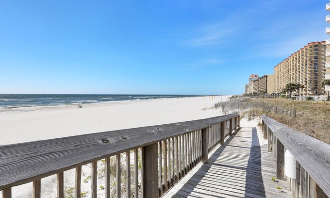 Orange Beach Apartment | Seaside Beach 5417- Two Bedrooms Waterfront Condo With Pool Sauna Amazing Ocean View Balcony