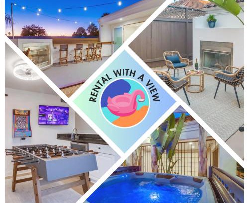 Crown Point House | Seaside Chic - Near Beach; Spa; Game Room; Rooftop