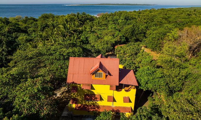 Puerto Barillas Boat Rental | Secluded Home with a private beach! On an island accessible by boat.