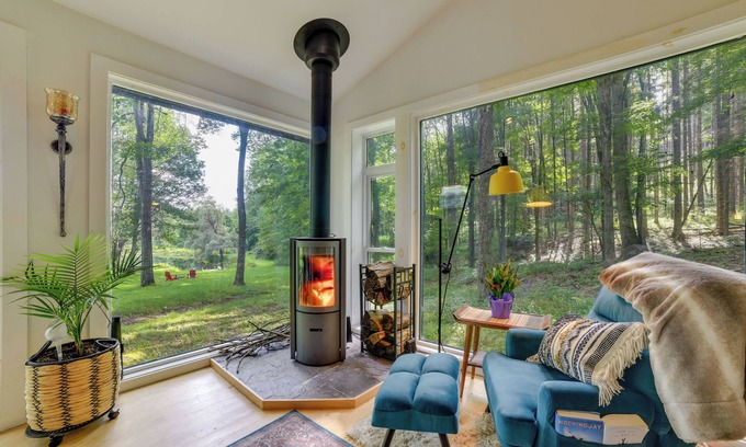 Otego Cabin | Secluded Upstate NY Forest Cottage on 33 Acres!