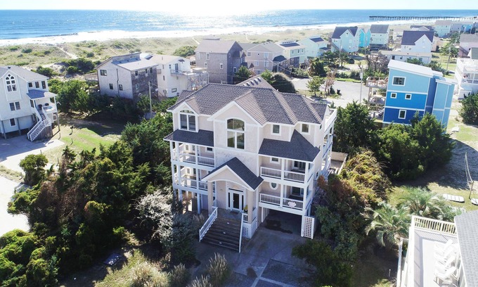 Ocean Isle Estates House | Semi-Oceanfront, Private Pool, Hot Tub, Ocean Views