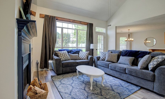 Hendersonville House | Serene 3BR Pet-friendly Retreat, Walking Distance to Lake, w/Remote Work Space