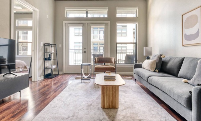 Barton Heights Apartment | Serene Barton Springs 1BR w/ W/D, Gym & Pool, nr Town Lake, by Blueground