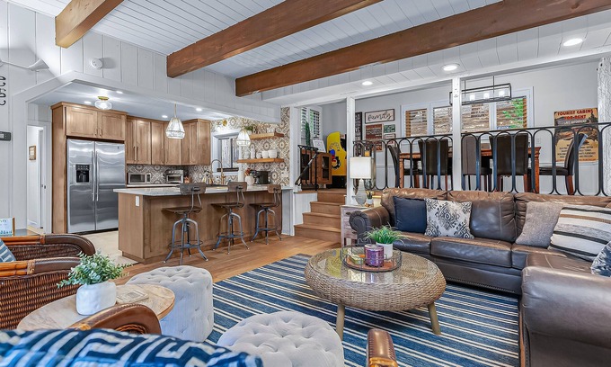 Blue Jay House | Serene cabin near Lake Arrowhead Village with wraparound deck & forest views