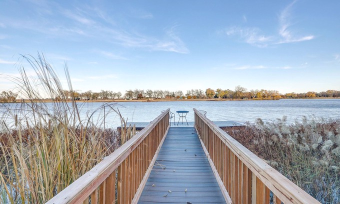 Anthony House | Serene Lakefront Getaway with Fire Pit & Grill!