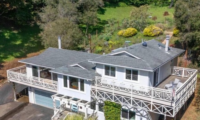 Aptos House | Serene Mountain Home with Ocean View!
