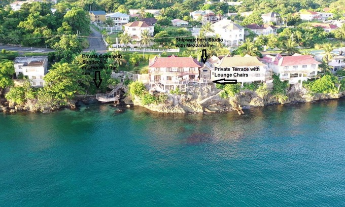 Tower Isle Apartment | Ship watchers Oceanfront Tiny House Retreat with Mezzanine and Private Jetty