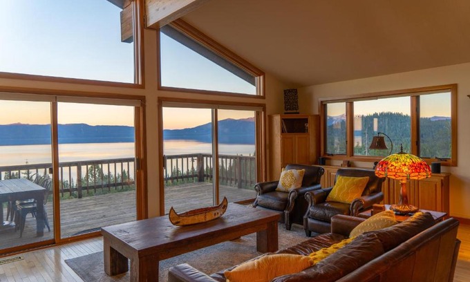 Tahoma House | Sierra Lake View at Rubicon by Tahoe Getaways - 3 BR, Panoramic Lake Views, Private Hot Tub & Private beach!