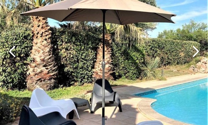 Marseillan Villa | Single storey house with pool for 8 people in Marseillan