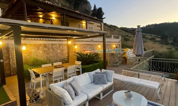 Altavilla Milicia Villa | Single villa at the foot of nature reserve breathtaking sea view private pool