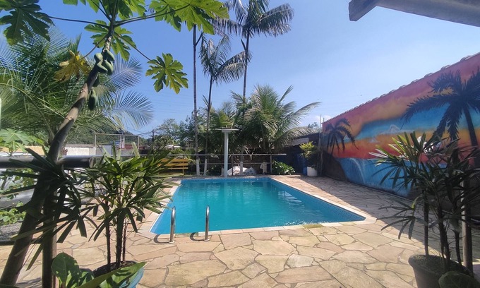 Santos House | Sitio com fácil acesso as praias do Guarujá