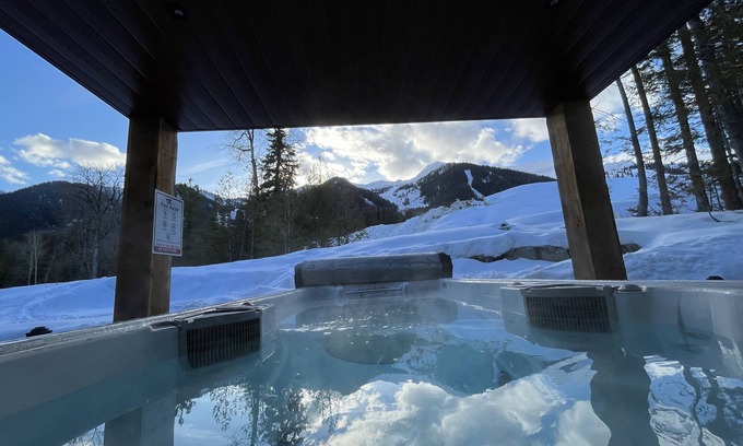 East Kootenay House | Ski-In Chalet at Fernie Alpine Swim Spa & Sauna B
