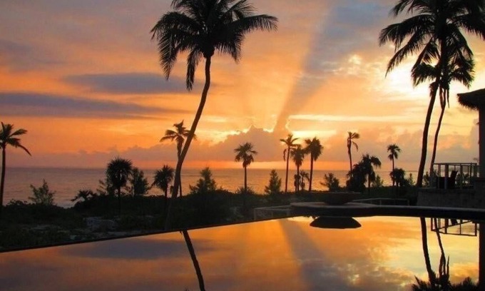 Governor's Harbour House | Sky Beach Club Villa Waterfall 2 4 Bedroom Home
