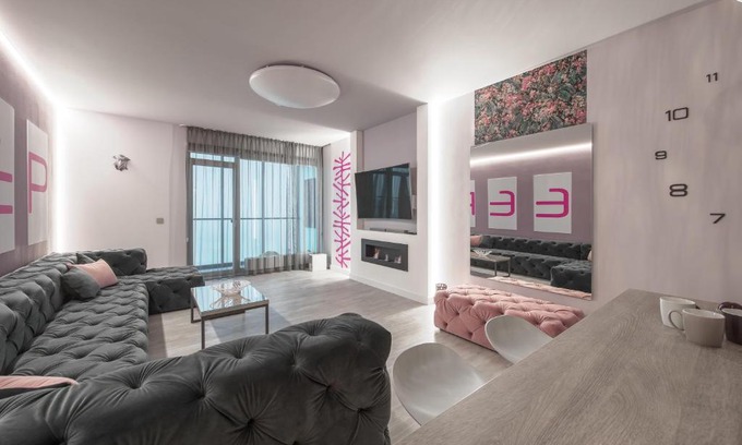 Klaipeda Apartment | sky DEEP jacuzzi sauna 30 FLOOR