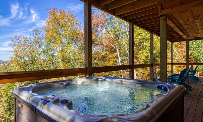 Dandridge Cabin | Smoky Lake Retreat 3 Bedroom Cabin by RedAwning