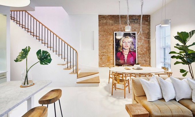 Bedford-Stuyvesant House | Solar Powered Brownstone w/treetop terrace