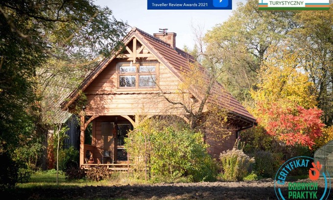 gmina Łapy House | Sosnowy domek w rezerwacie nad Narwią