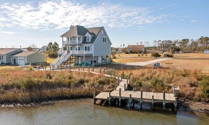 Straits House | Sound Front Home with Dock (Downeast Retreat)