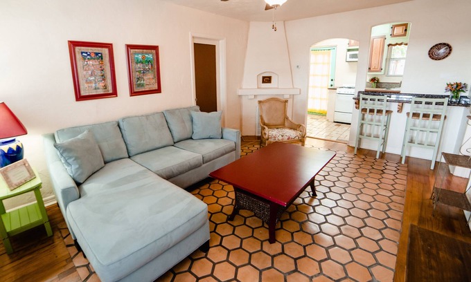 Port Isabel Apartment | Spacious 2BR Historic Retreat - Poolside Unit in Port Isabel near South Padre