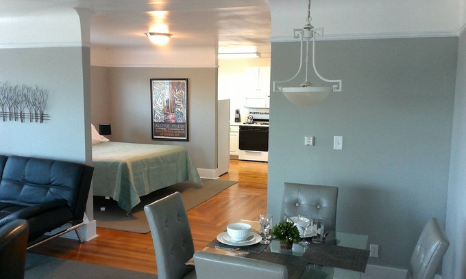 Greenside Park Apartment | Spacious 2nd Story Flat. Middle of Town