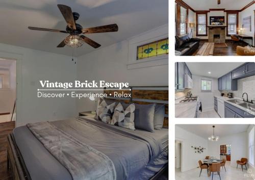 Cooper-Young Historic District House | Spacious 3-in-1 Vintage Brick Escape