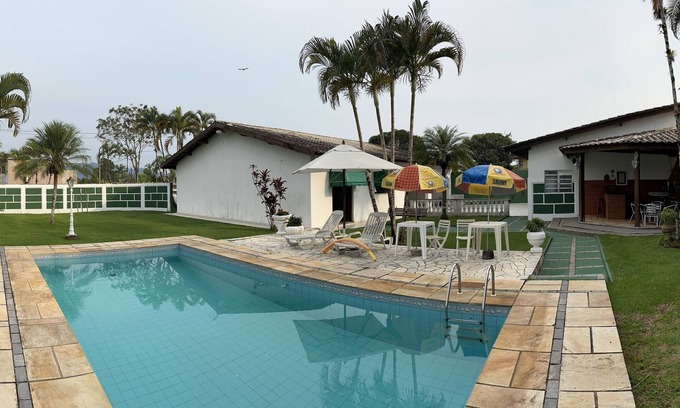 Cananeia House | Spacious and cozy residence in the resort of Cananéia/pool and large garden