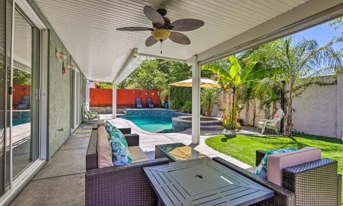 Folsom House | Spacious Folsom Getaway with Pool and Hot Tub!