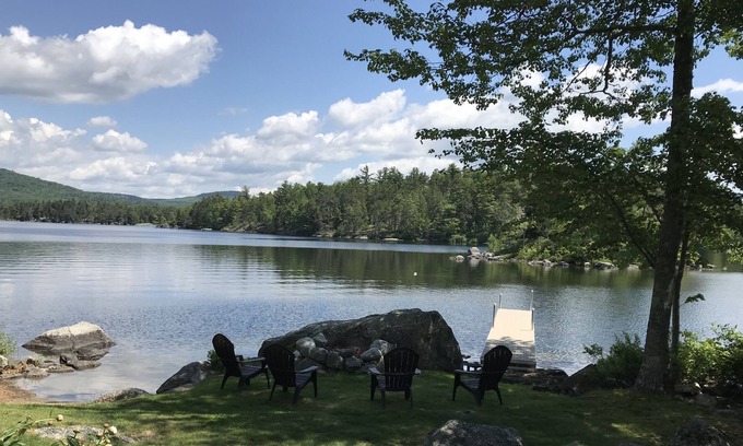 Lucerne-in-Maine House | Spacious Four Season House on Phillips Lake