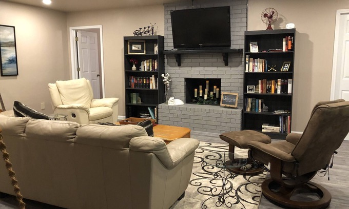 Russellville Apartment | Spacious handicapped accessible peaceful grotto in the enchanted forest.