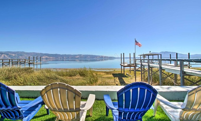 North Lakeport House | Spacious Lakeport House on Clear Lake with Dock
