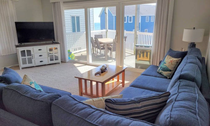 Indian Beach Condo | Spacious, Two Bedroom Condo at the Center of the Crystal Coast