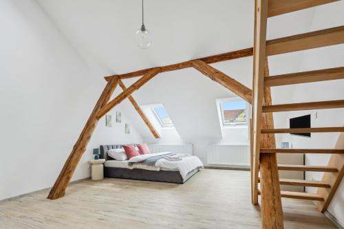 Benesov Apartment | Spacious two-storey apartment with a terrace in the city center