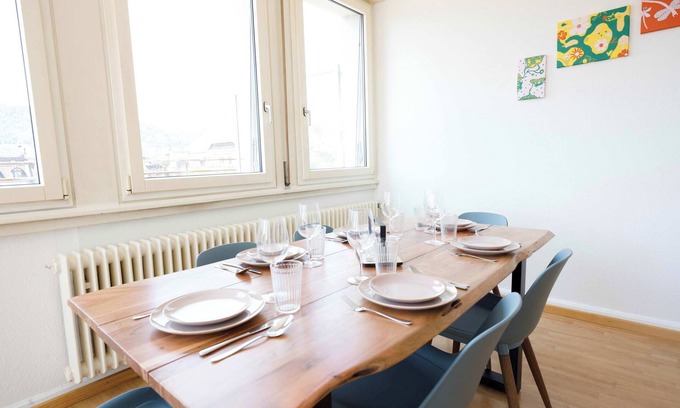 Sihlfeld Apartment | Spacious Zurich Apt, Huge Terrace & Views