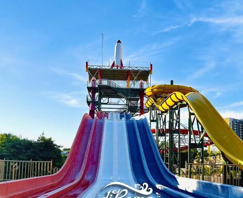 Prive das Caldas Apartment | Spazzio diRoma - Caldas Novas - até 4 pessoas - Incluso parque do hotel 24 horas