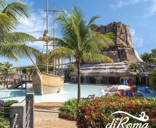 Prive das Caldas Apartment | Spazzio diRoma com Parque Aquático Incluso