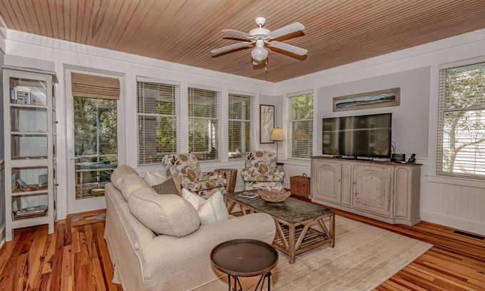 Cape Fear Station House | Spectacular Rental in Cape Fear Station! Access to both clubs; large screened in porch