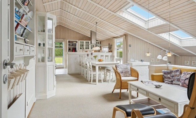 Pøt Strandby House | Spend a relaxing vacation in this beautiful cottage near the beach.