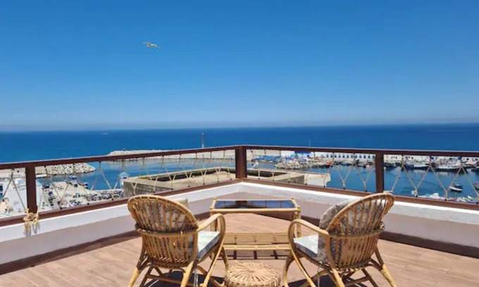 M'diq House | Splendide Duplex à Mdiq Avec vue Panoramique