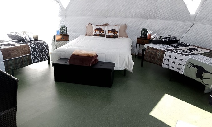 Plains House | Stay in a unique space while visiting Montana in this family friendly Dome