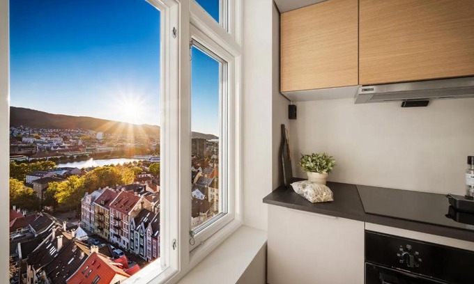 Sentrum Apartment | Stay Panorama - Best view in Bergen l Studio