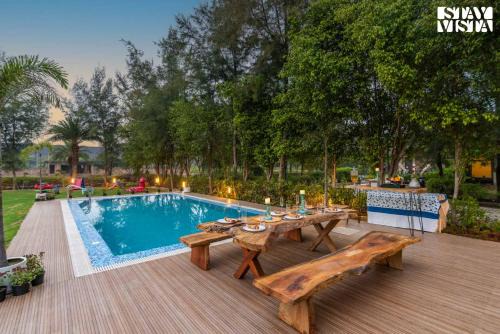 Pataudi Villa | StayVista at Barton Estate with Outdoor Pool - Manesar