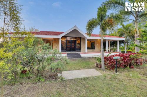 Bhojpur Villa | StayVista's The River Villa - Pet-Friendly Riverside Villa with Lawn & Bonfire