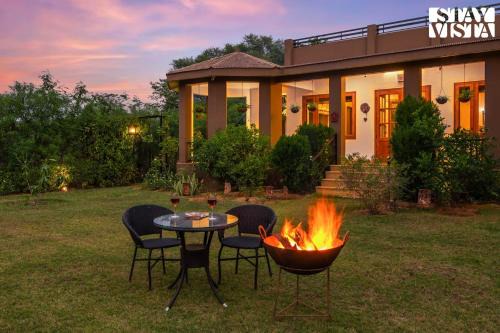 Kalwad Kalan and Khurd Villa | StayVista's Wildwood Canopy - Forest-View, Pet-Friendly Villa with Lawn & Indoor-Outdoor Games