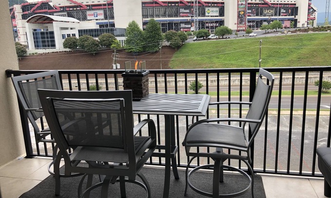 Bluff City Condo | Steps right across from Bristol Motor Speedway!
