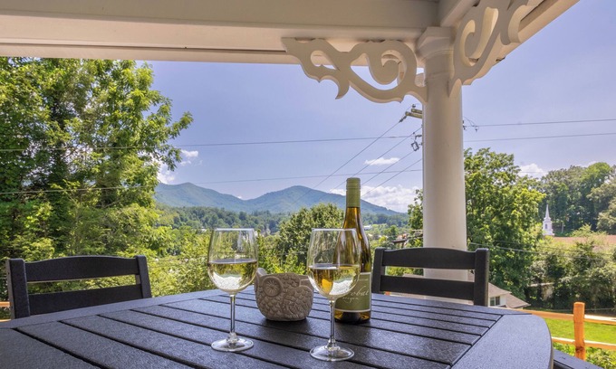 Bryson City Other | "STEPS TO BRYSON" - MTN VIEW, HOT TUB, FIREPIT, NEW REMODEL - WALK TO DOWNTOWN!