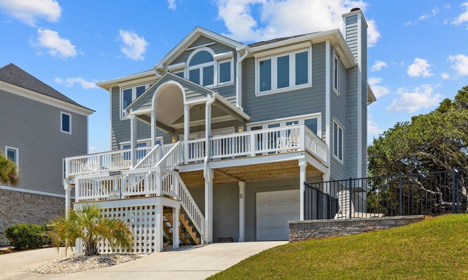 Emerald Isle House | Steps to the Beach, Private Pool & Ocean Views – Perfect Family Getaway!